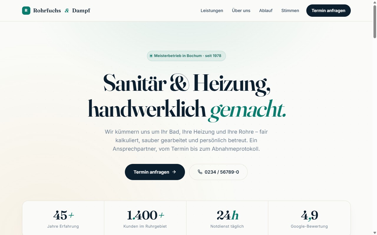 Neue Website Vorschau